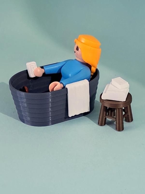 Old West Bathtub Kit for Playmobil