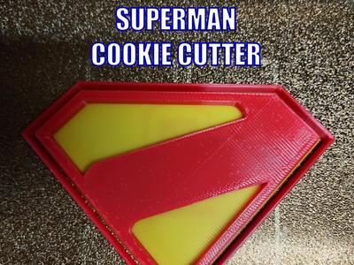 Superman cookie cutter