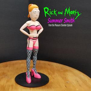 Summer Smith from Rick and Morty pleasure chamber episode