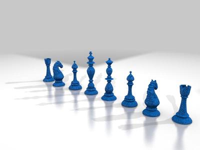 1st rank chess lineup