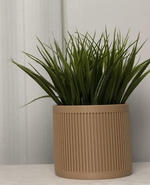 Modern Geometric Plant Pot - Stylish 3D Printed Home Decor