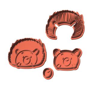 Cortador Animais de Bosque - Porquinho Espinho