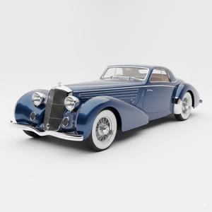 1937 Delahaye 135MS - Exquisite Vintage French Luxury Sports Car 3D Print Model