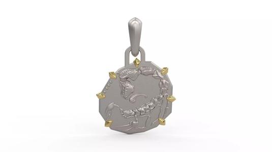 Scorpio Zodiac Pendant