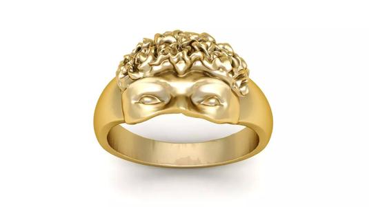 Mona Lissa Face Ring 3d printable Model