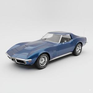 1969 C3 Stingray Coupe – Legendary American Classic Sports Car – Detailed 3D Print Model