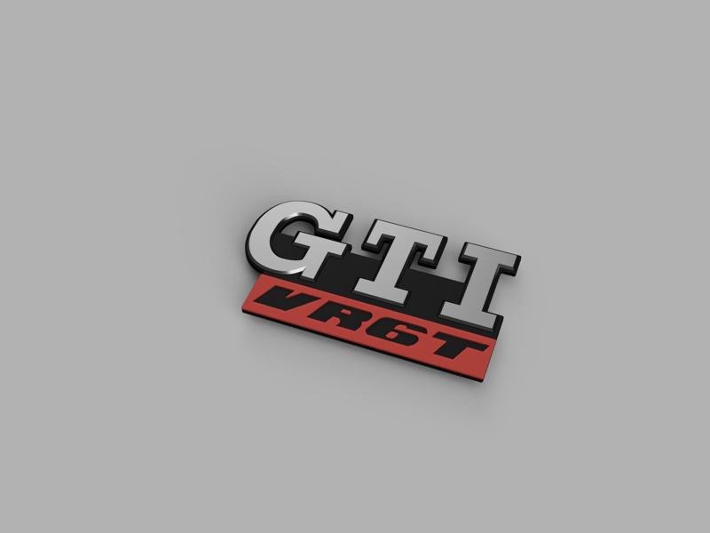 Golf 2 MK2 radiator grille emblem GTI VR6T