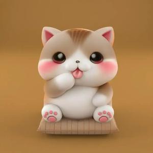 Adorable Cat 3D Model STL for Cat Lovers STL File