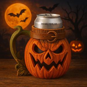 Scary Halloween Pumpkin Pitcher - 3D Exclusive Design 🎃👻✨