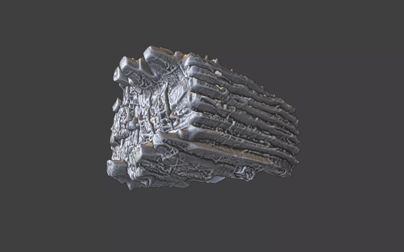 organic rock texture ring v2