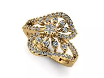 Modern Fashion Diamond Bridal Ring