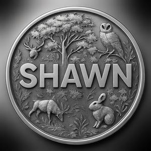SHAWN CUSTOM NAME COIN TOKEN WALL ART