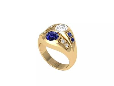 Solitair 2 Stone Ring