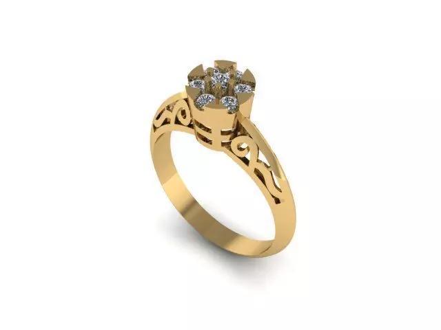 simple ring for daimonds