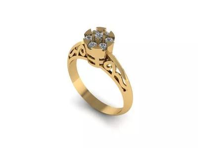 simple ring for daimonds