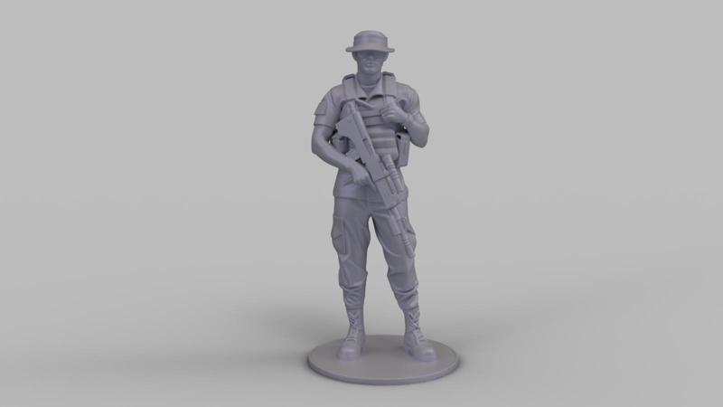 Modern Soldier - Military Miniature - Army Figure