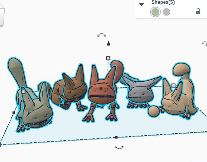 Loth Cats/Tookas (Star Wars Legion Scale)