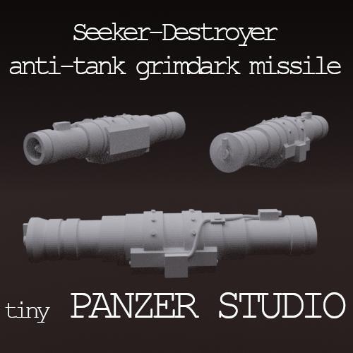 Seeker-Destroyer Anti-tank Grimdark Missile (ATGM)
