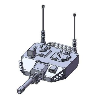 Warrior Patten Imperial APC Turret