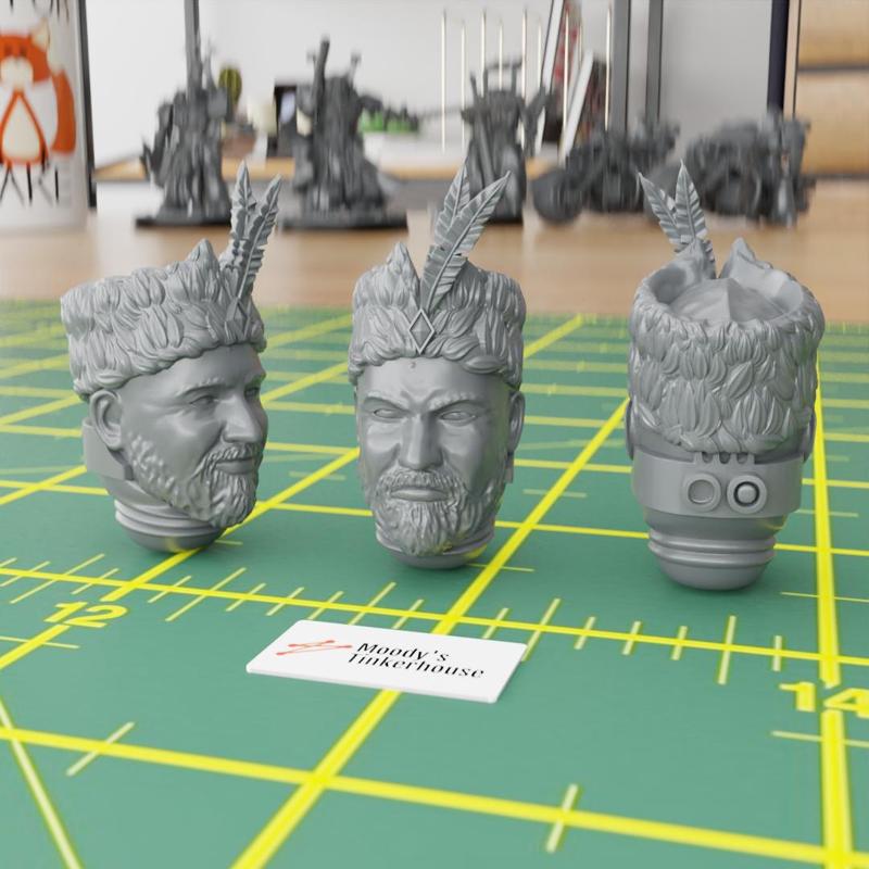 Hussar Marines - officer's head