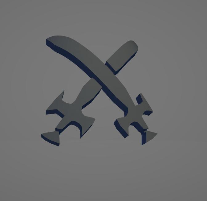 Astral Knights Space Marine Icon Moulded 'Hard Transfer'