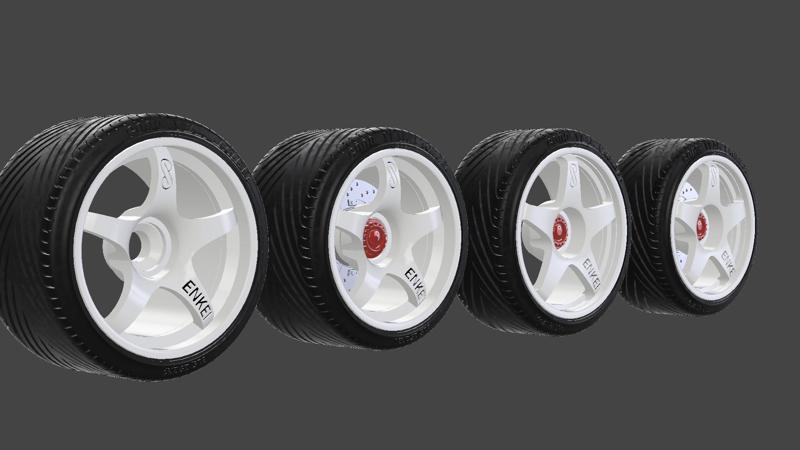 1/16 1/18 Enkei Ferrari F40 LM Tires