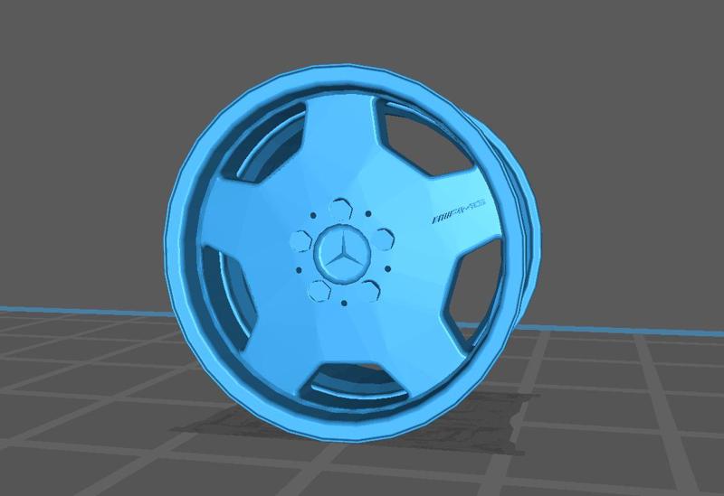 1/24 Scale AMG Wheels