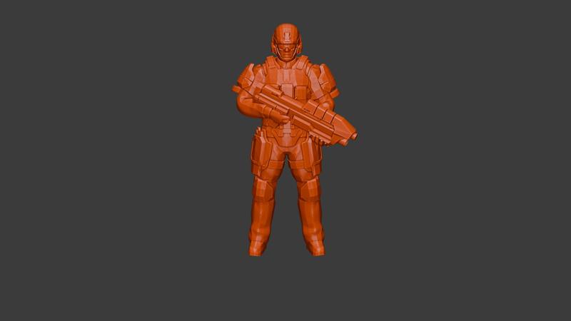 Free Halo Marine example