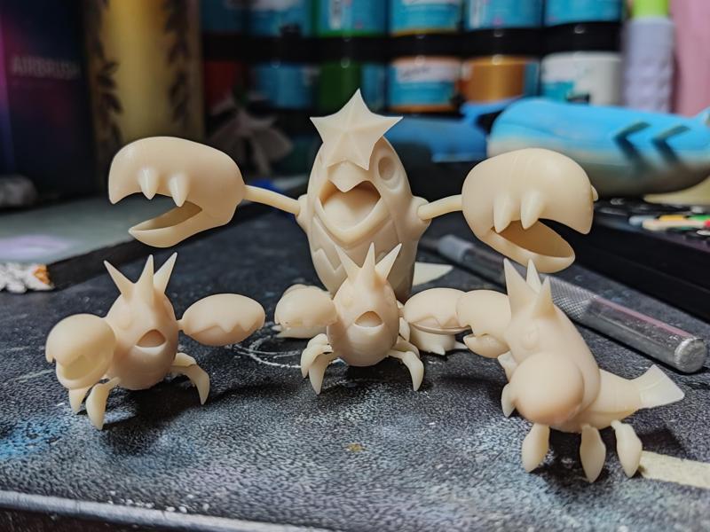 Corphish - Crawdaunt - FAN ART - POKEMON FIGURINE - 3D PRINT MODEL