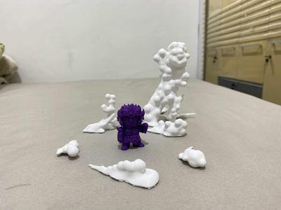 Action Figure Smoke Cloud Effect