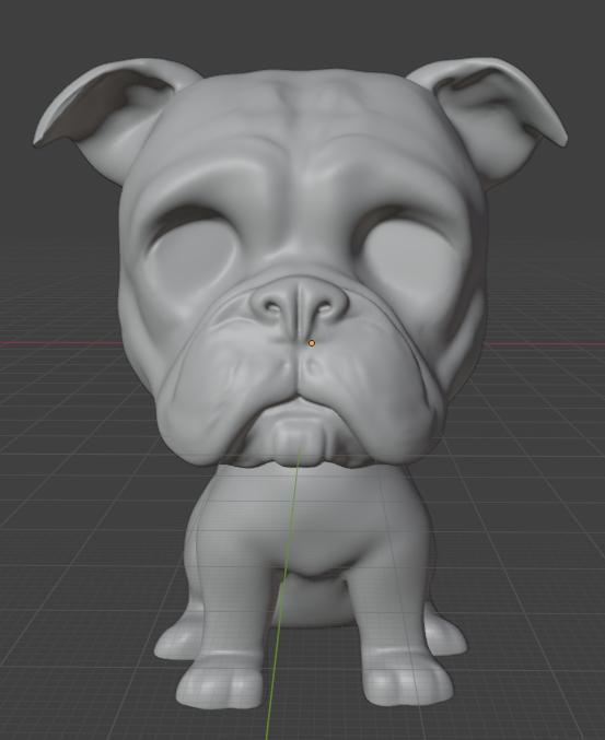 3D Printable Dog Boxer miniatura - Funko Style - Custom pet Figure STL