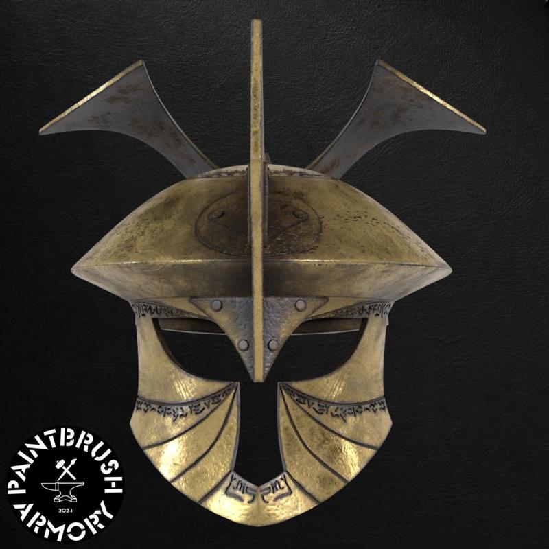 Evil Golden Warrior Helmet