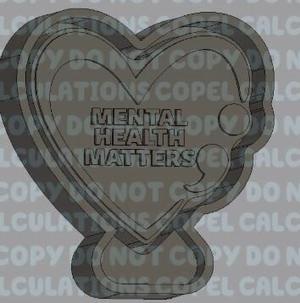 Mental Health Matters Silicone Mold Housing