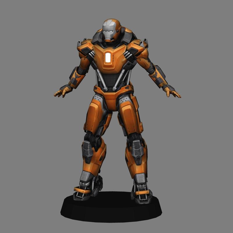 Ironman Mk 36 Peacemaker - Ironman 3 LOW POLYGONS AND NEW EDITION