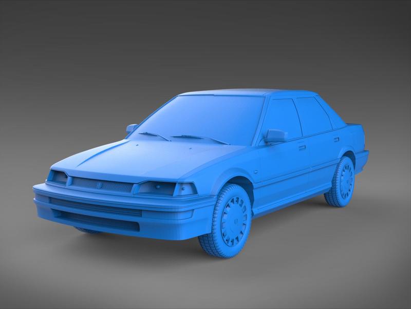 Concerto MA Sedan 1988 STL Printable Model