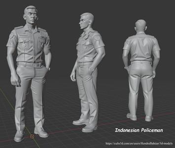 Indonesian Policeman