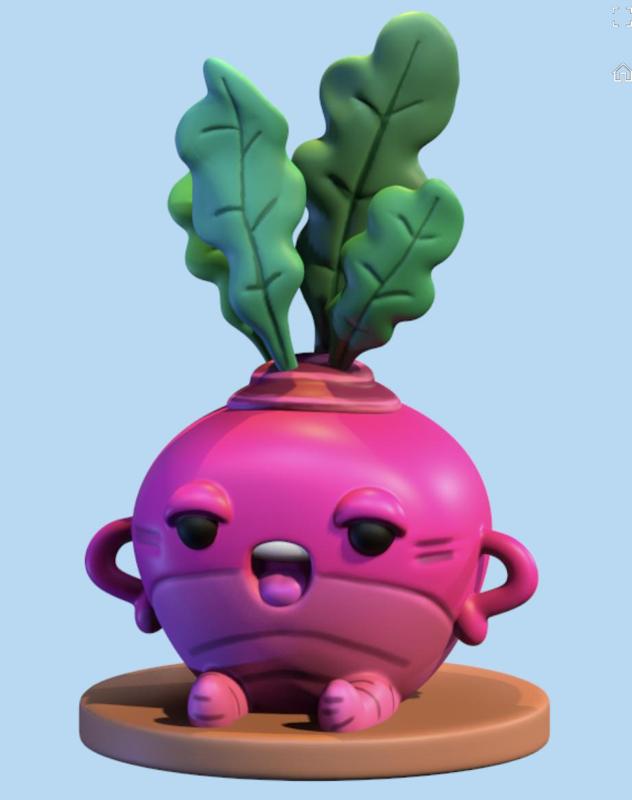 Beet Veggie Desk Friend