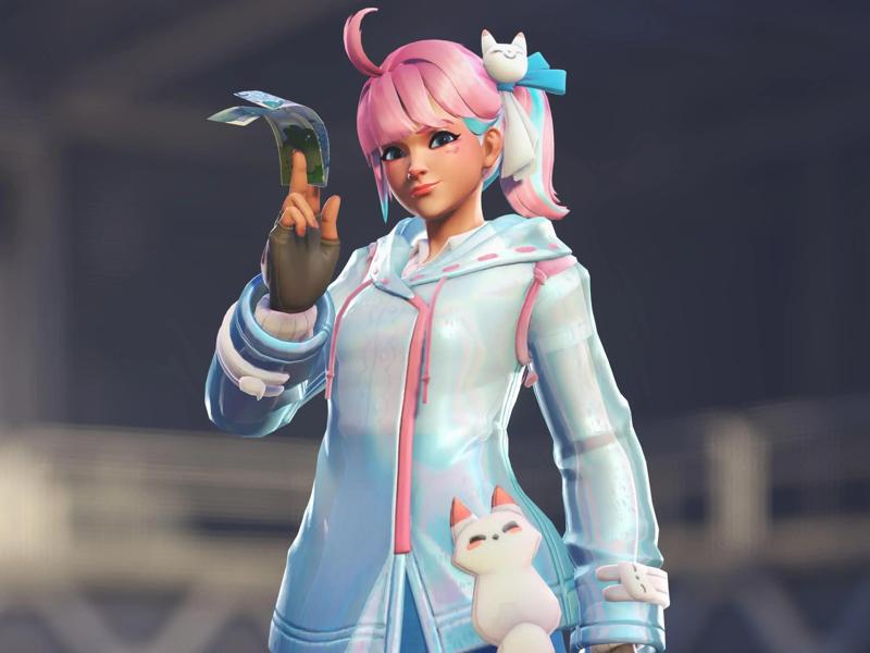 Overwatch Kiriko Dancing in the Rain kunai