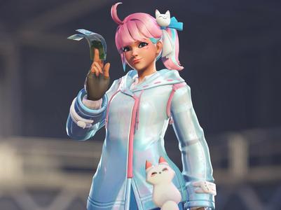 Overwatch Kiriko Dancing in the Rain kunai