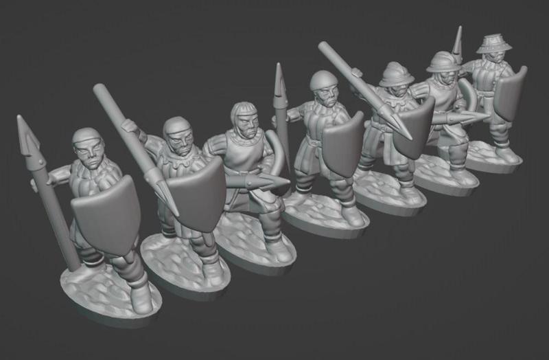 2nd Barons War Levy Spearmen