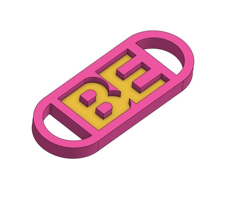 BE BOLD KECHAIN DOUBLE EYELET