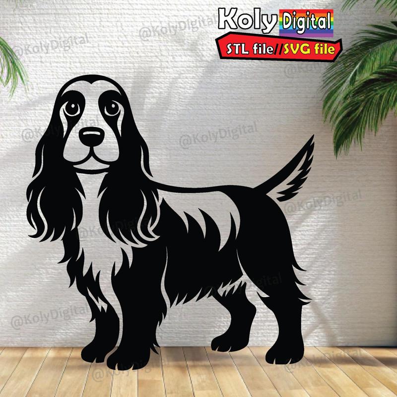 Cocker Spaniel dog wall art