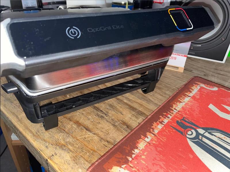 Optigrill feet to rise up