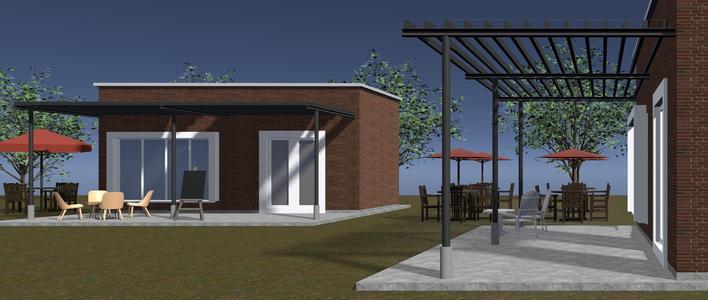 Outdoor cafe 25T05