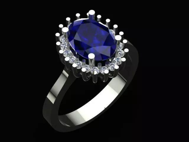 Sapphire Engagement Ring