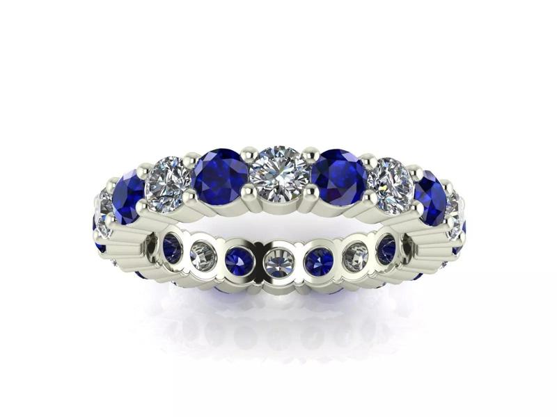 Round Eternity Band Ring