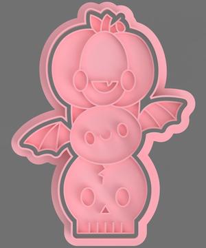 HALLOWEEN TOTEM CUTTERS FOR COOKIES AND FONDANT