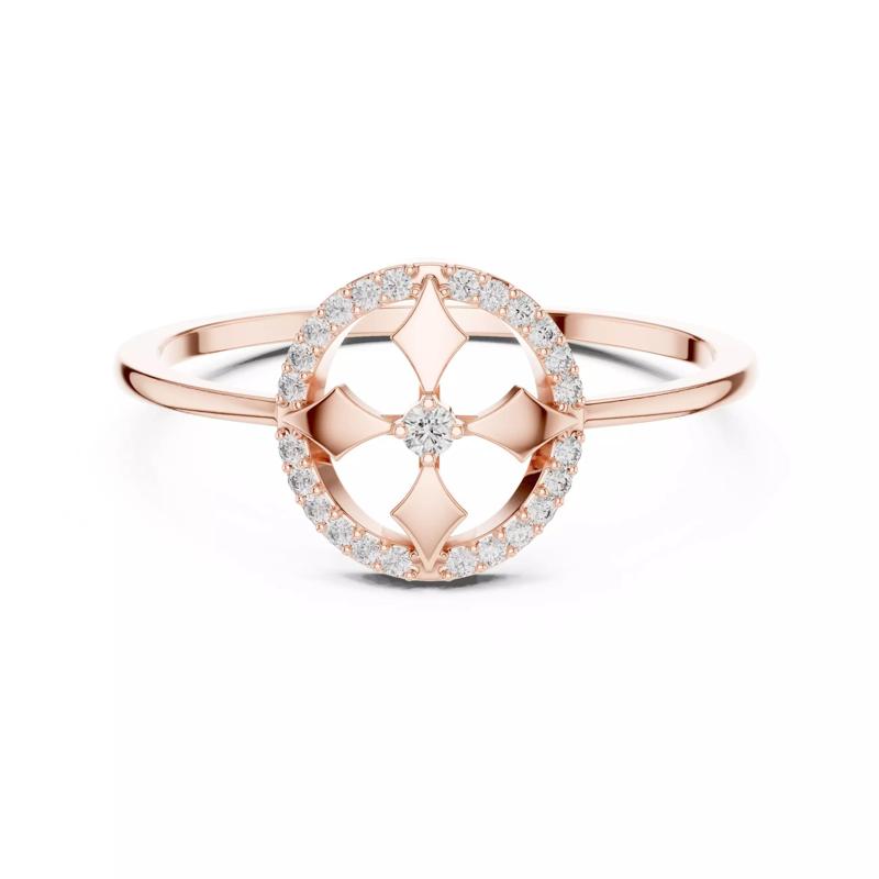 Round Diamond Designer Engagement Wedding Ring 3DM STL Video