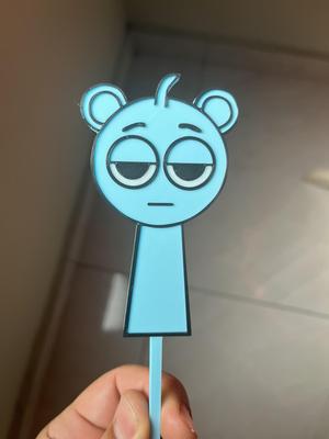 Sprunky Light blue cake topping