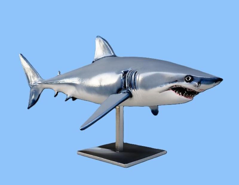 Realistic Shark Figurine